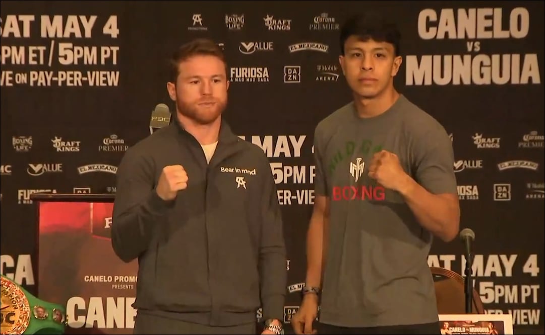 Saúl Álvarez y Jaime Munguía, durante uno de sus últimos frente a frente. FOTO: Captura