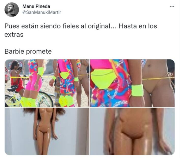 Nuevo look de Margot Robbie y Ryan Gosling en la película “Barbie” y sus memes