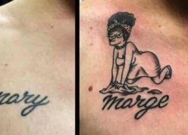 Tatuajes que pasaron de desastres a obras de arte