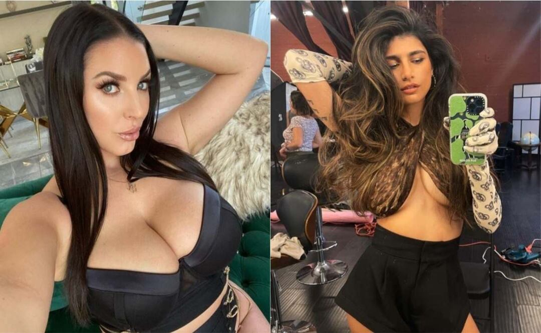 Fotos: Instagram @theangelawhite/@miakhalifa