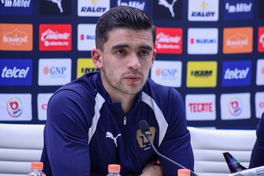 Rodrigo López en conferencia de prensa con Pumas, previo a la Jornada 10 del Apertura 2026 - Foto: Maritza Villagómez | EL GRÁFICO