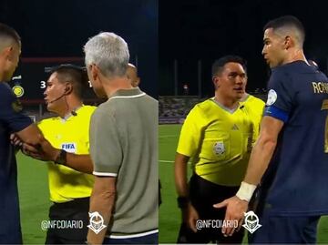 Cristiano Ronaldo explotó contra Fernando Guerrero tras el juego del Al Nassr ¿cuál fue el motivo?