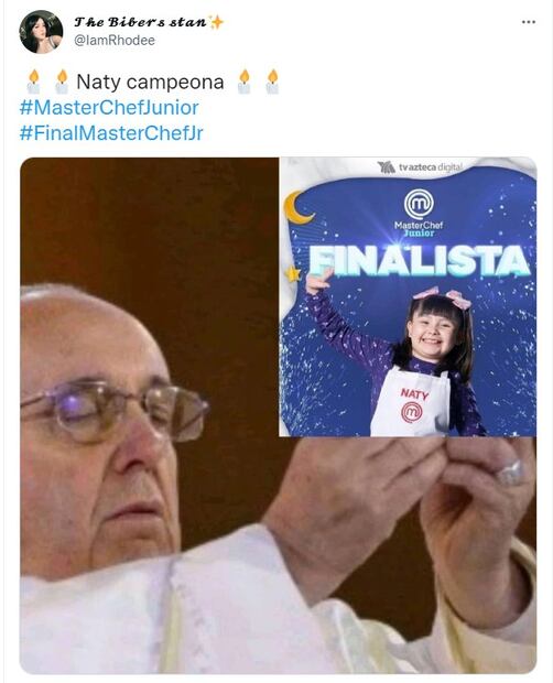 ¡Naty campeona! Los memes de la final de MasterChef Junior 2022