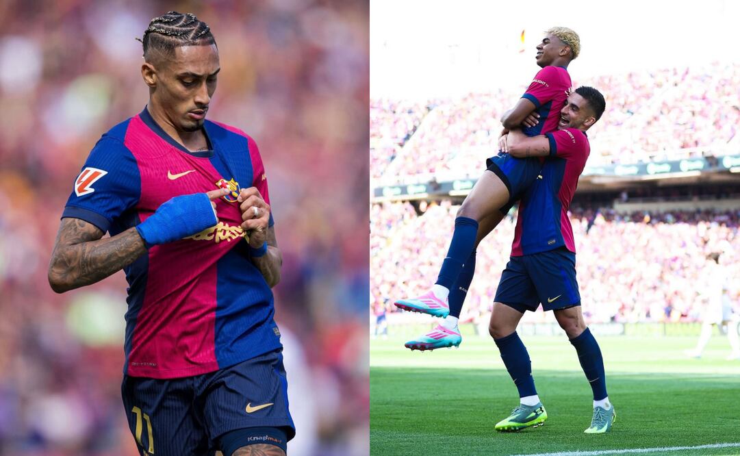 Raphinha y Lamine Yamal aportaron tres de los cuatro goles blaugranas | FOTOS: @fcbarcelona