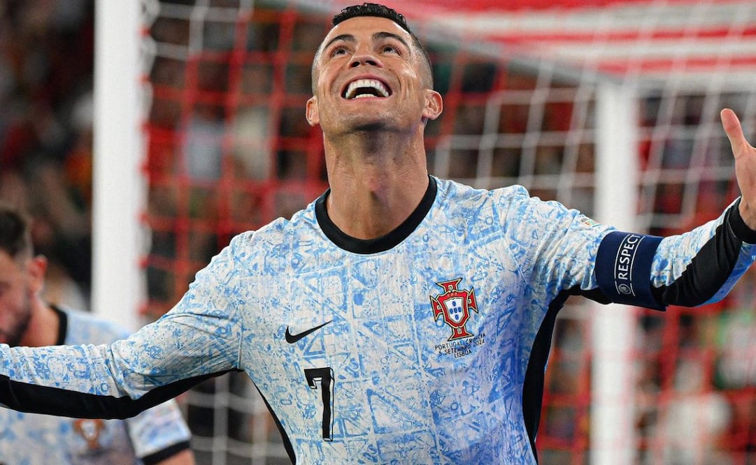 Cristiano Ronaldo anota con Portugal Foto: Especial