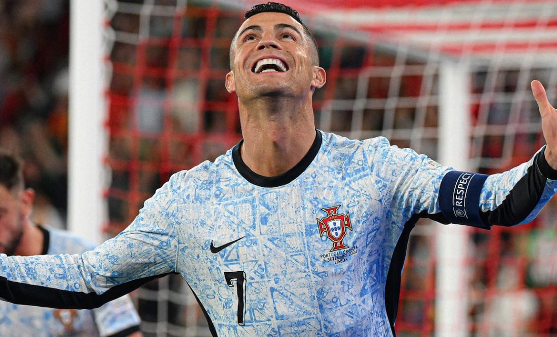 Cristiano Ronaldo anota con Portugal Foto: Especial