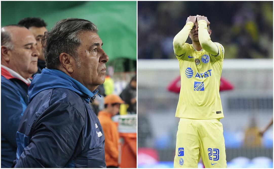 Carlos Reinoso como DT de Veracruz y Emilio Lara con América / FOTOS: Imago7