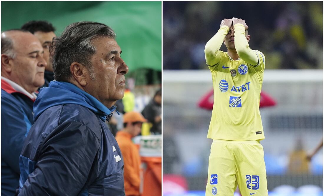 Carlos Reinoso como DT de Veracruz y Emilio Lara con América / FOTOS: Imago7