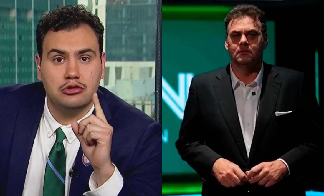 Aldo Farías y David Faitelson se enfrascaron en una pelea por la victoria de América sobre Cruz Azul. Foto: Especial