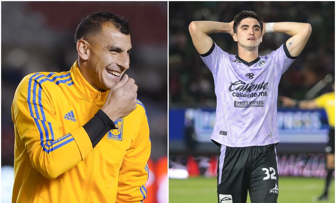 Nahuel Guzmán riendo con Tigres y Gustavo del Prete con Mazatlán / FOTOS: Imago7