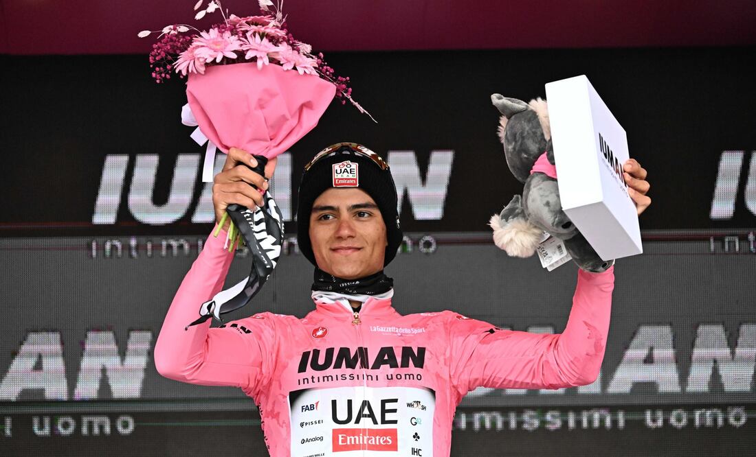 Isaac Del Toro en la etapa catorce del Giro de Italia - Foto: EFE