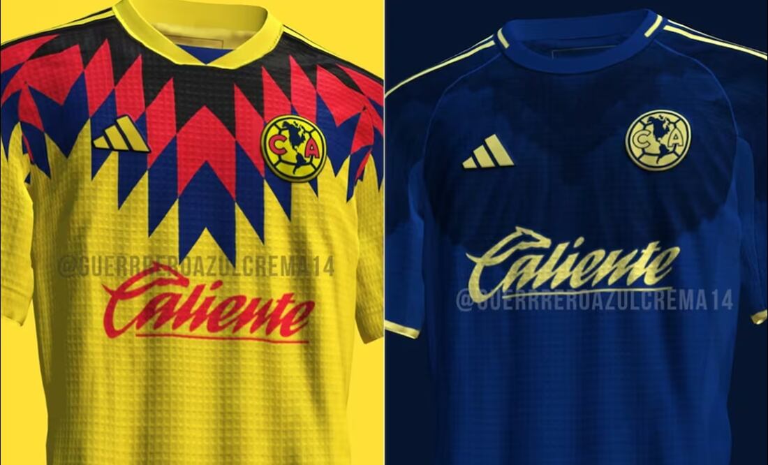 Así serían los jerseys del América con Adidas / Foto: Especiales