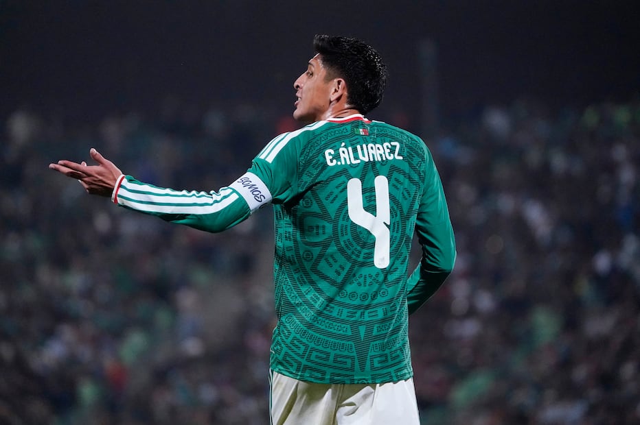 Edson Álvarez con la Selección Mexicana, durante un partido amistoso entre México y Uruguay - Foto: Imago7