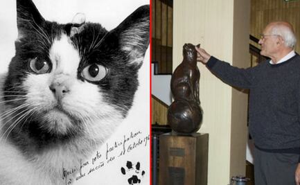 Félicette, la primera gatita que viajó al espacio ya tiene su estatua