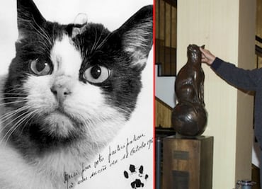 Félicette, la primera gatita que viajó al espacio ya tiene su estatua