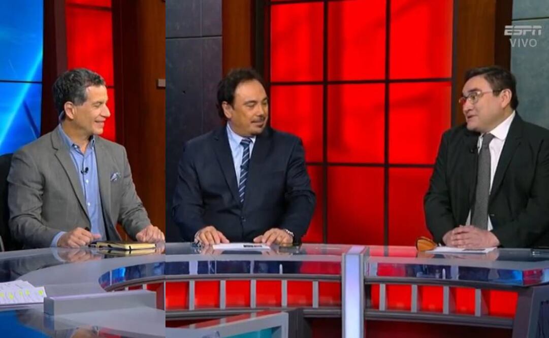 Jorge Pietrasanta se notaba incómodo en la presentación de Javier Alarcón en ESPN.