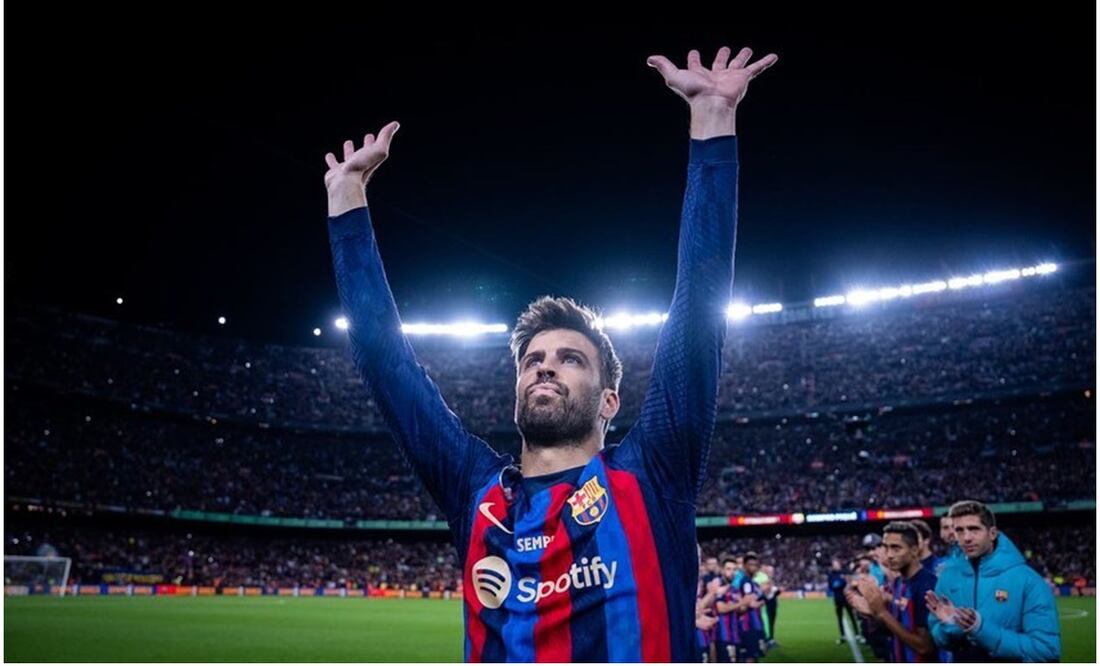 Gerard Piqué en su despedida con el Barcelona / FOTO: Instagram @3gerardpique