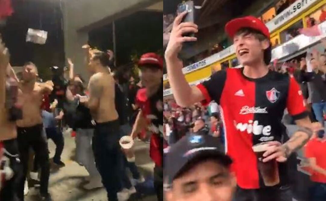 Peso Pluma como aficionado de Atlas - Foto: Especial