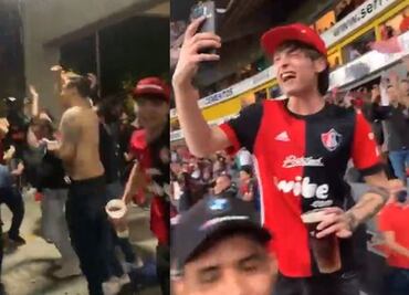 Peso Pluma y su "amor" por Atlas; así celebró el pase a semifinales del Apertura 2021