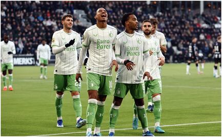 Santi Giménez asistió en goleada del Feyenoord sobre el Heracles