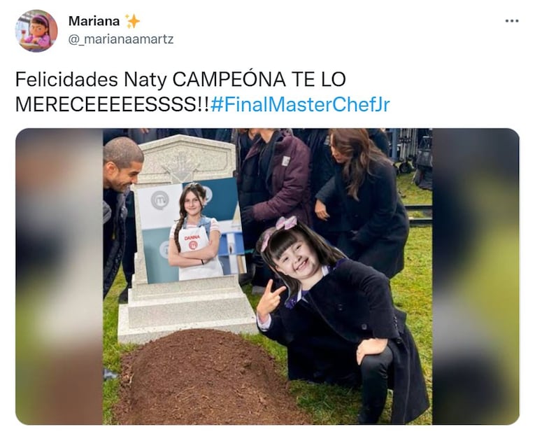 ¡Naty campeona! Los memes de la final de MasterChef Junior 2022