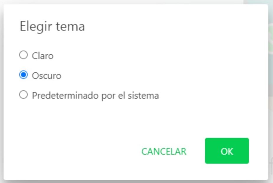 ¿Cómo activar el modo oscuro en WhatsApp Web?