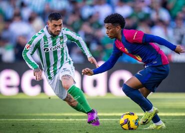 Barcelona empató de último minuto ante el Betis y pone en vilo en liderato en LaLiga