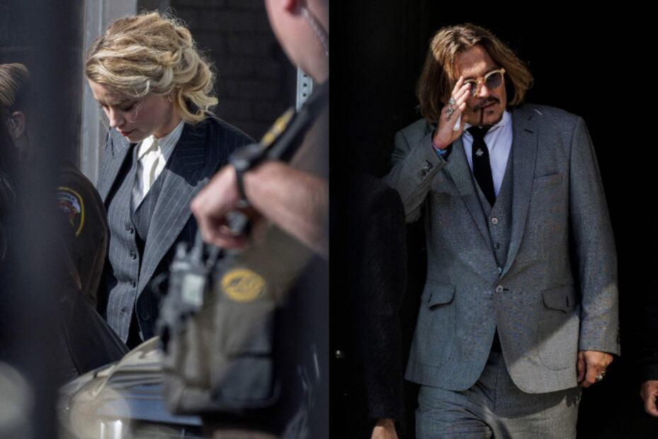 Johnny Depp, Amber Heard y las teorías sobre sus outfits en el juicio