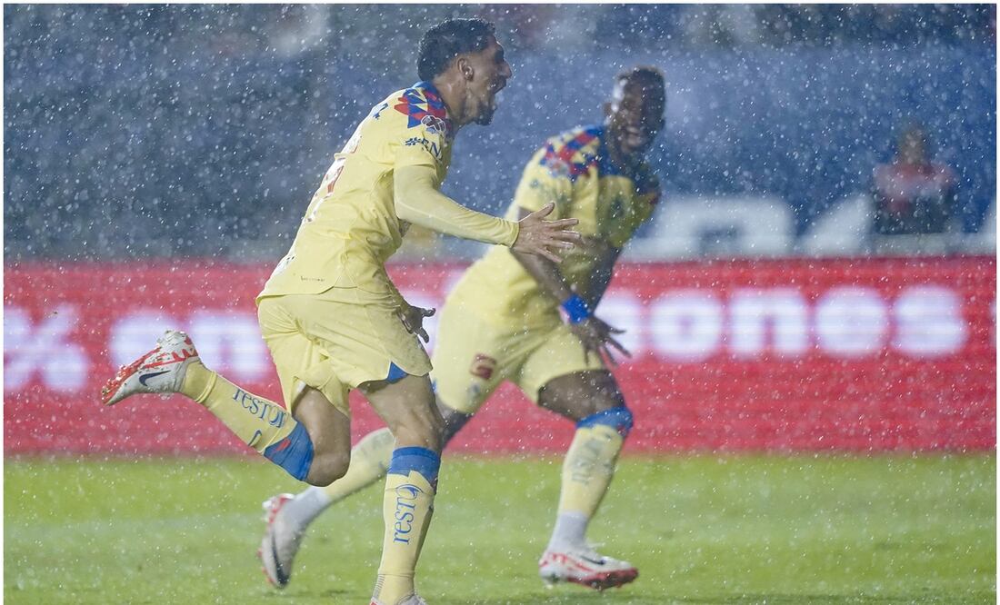 Diego Valdés celebrando gol ante San Luis / FOTO: Imago7