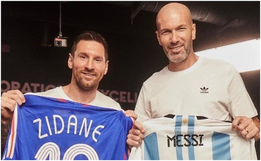 Lionel Messi y Zinedine Zidane tuvieron una entrevista cara a cara - Especial