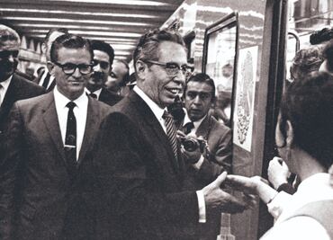 10 fotos de la inauguración del Sistema de Transporte Colectivo Metro en 1969