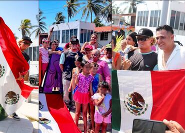 Alan Cleland regresó a casa y fue recibido como héroe en Tecomán, Colima, tras su papel en París