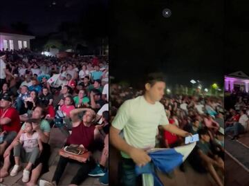 Afición de Honduras estalla de enojo cuando México anotó el tercer gol