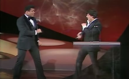Así fue la "pelea" de Sylvester Stallone contra Muhammad Ali