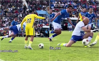 El 'Conejo' Pérez brilló en partido de leyendas / Foto: Especiales