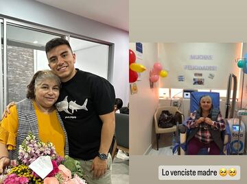 Fernando Beltrán, jugador de Chivas, presumió a su madre, quien venció el cáncer