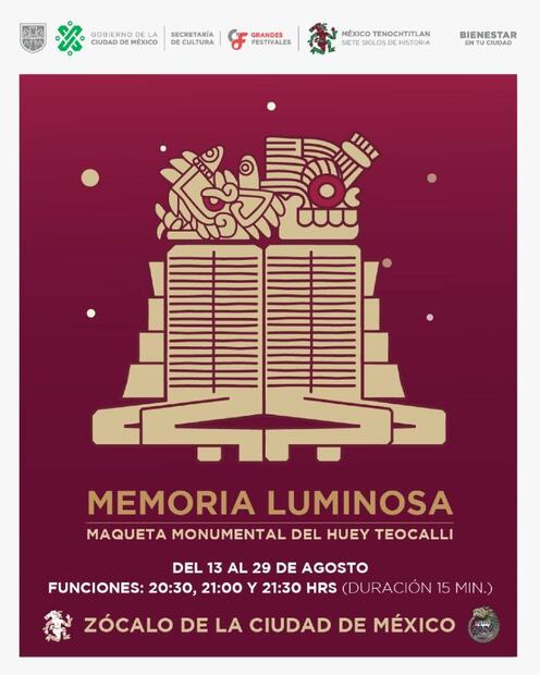 Así será el espectáculo de luz y sonido de la maqueta del Templo Mayor 