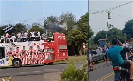 ¡Casi termina en TRAGEDIA! Equipo campeón paraguayo se lleva tremendo susto durante sus festejos