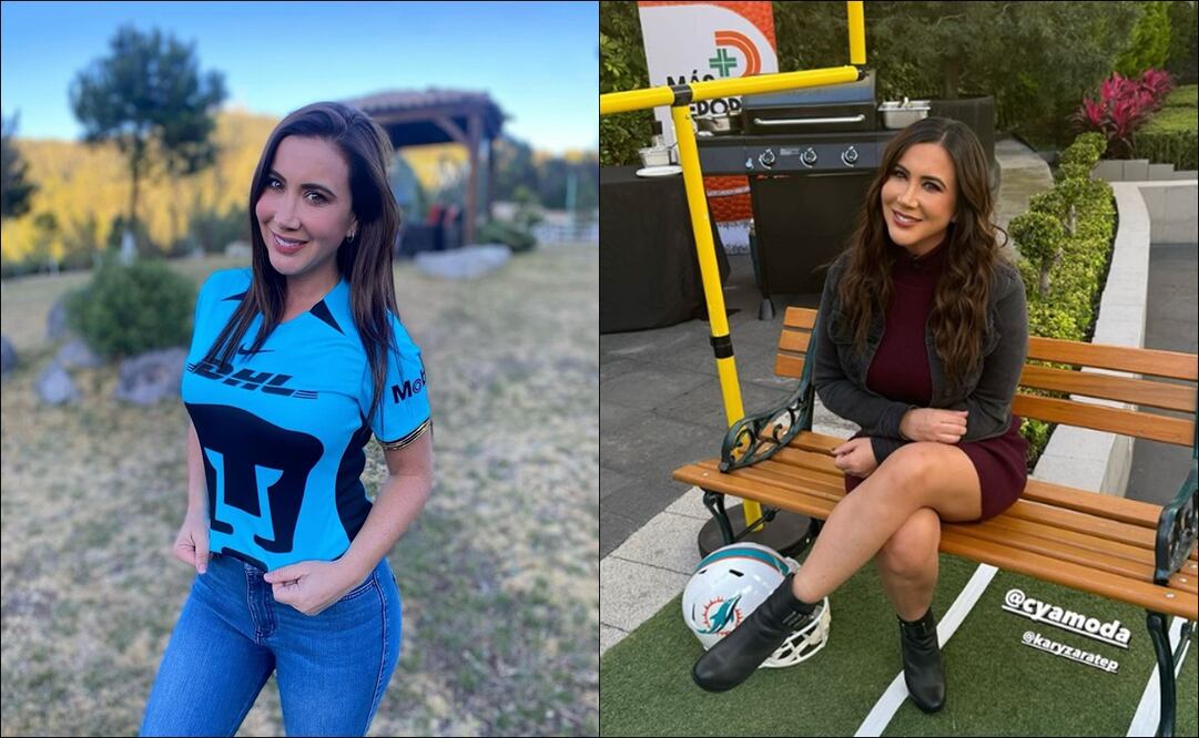 Mariazel, fanática de los Pumas y conductora de TV, tuvo que ser hospitalizada de emergencia. FOTOS: @mariazelzel