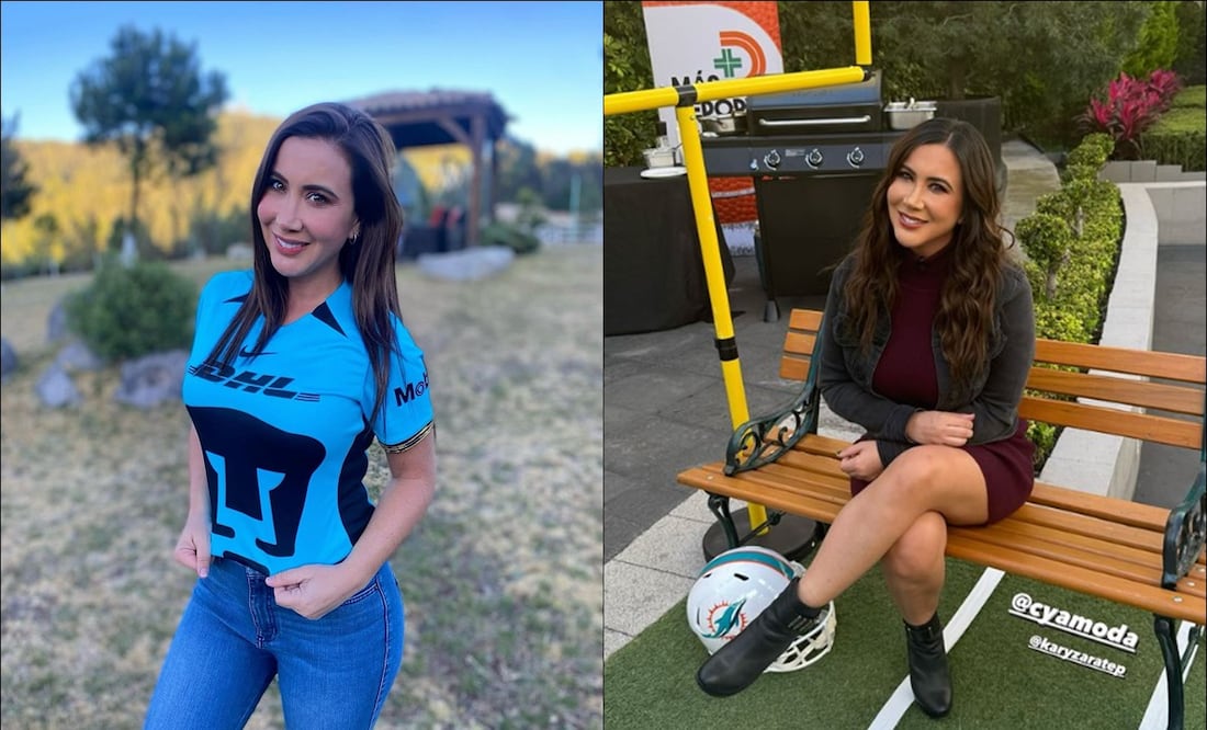 Mariazel, fanática de los Pumas y conductora de TV, tuvo que ser hospitalizada de emergencia. FOTOS: @mariazelzel