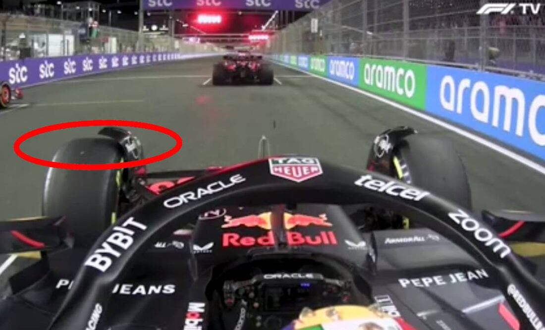 Checo Pérez habría cometido una infracción en la salida del GP de Arabia Saudita. Foto: Especial