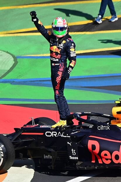 ¡Histórico! Sergio "Checo" Pérez se sube al podio en el GP de México