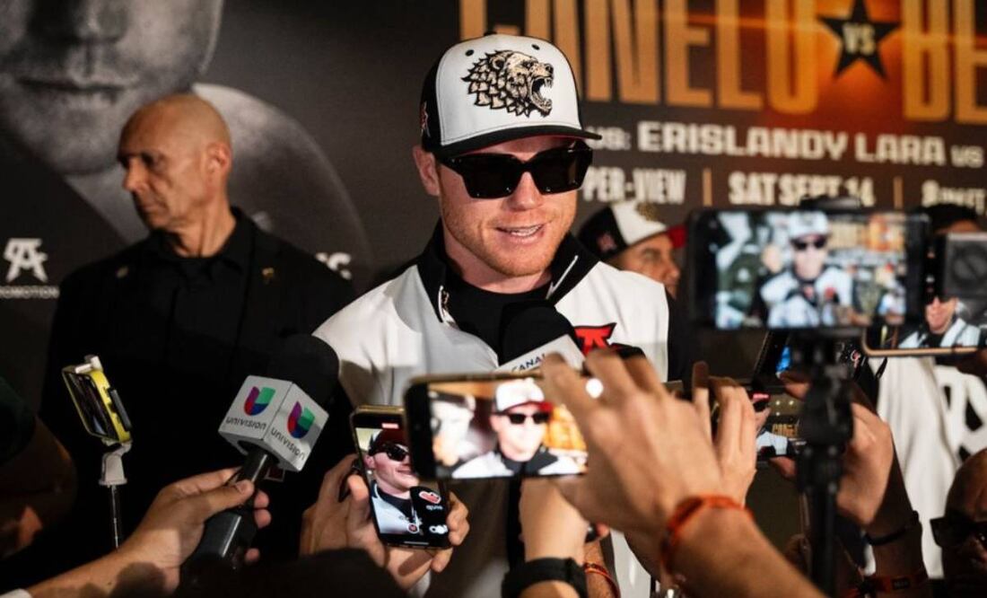 Edy Reynoso aseguró que Saúl esta emocionado con la pelea. Foto: canelo.