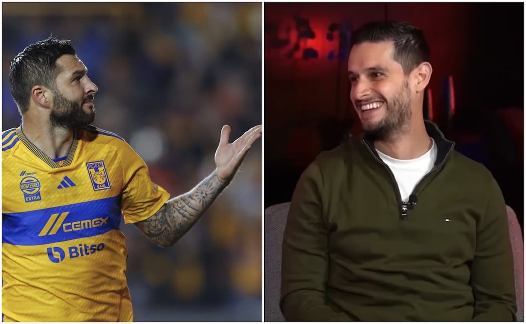 Gignac con Tigres y Adrián Marcelo en un programa de Youtube / FOTOS: Imago7 y Captura