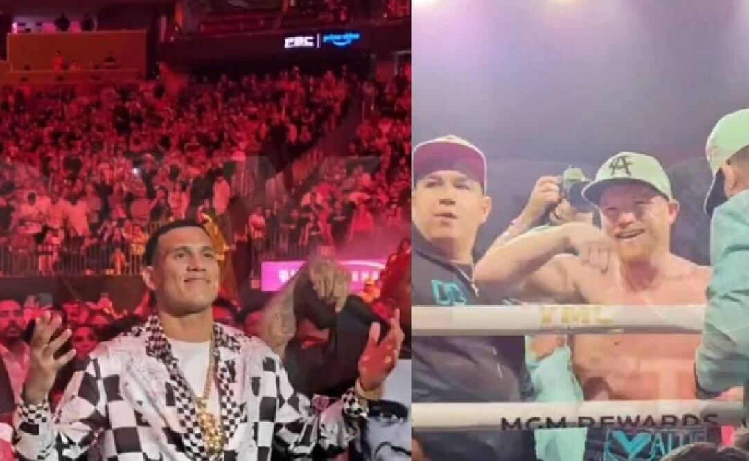 Tras derrotar a Munguía, Canelo Álvarez retó a subirse al ring a David Benavidez. Foto: Especial