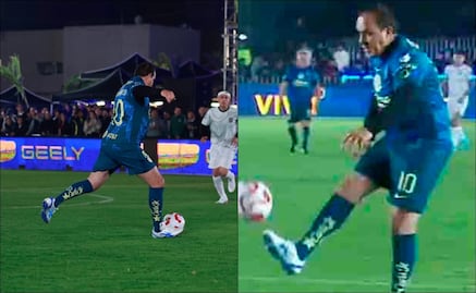 Cuauhtémoc Blanco presume que aún 'tiene el toque' y deslumbra durante una cascarita de exhibición