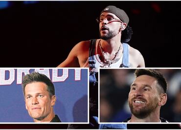 Bad Bunny: 'Desde que Messi está en USA, Tom Brady ya no es la cabra (GOAT)"