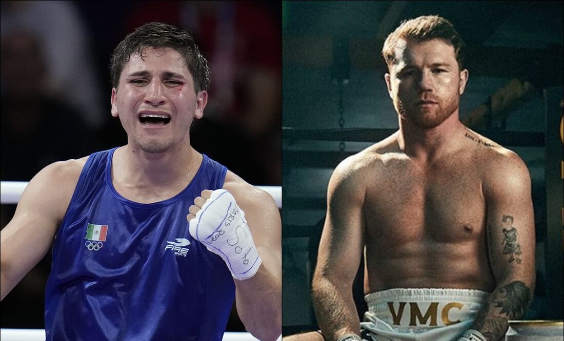 Marco Verde y Saúl Álvarez. FOTO: AP / @canelo