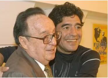 Maradona y el 44 aniversario del día que conoció a su ídolo, Roberto Gómez Bolaños