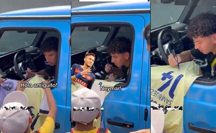 Neymar le pidió un autógrafo a Igor Lichnovsky y el jugador quedó sorprendido
